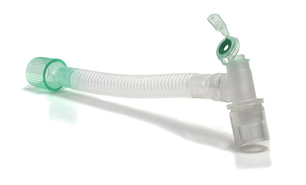 Gänsegurgel PE flexibel, 22ID / Drehkonnektor 22AD-15ID mit doppelter Flip Top Cap
