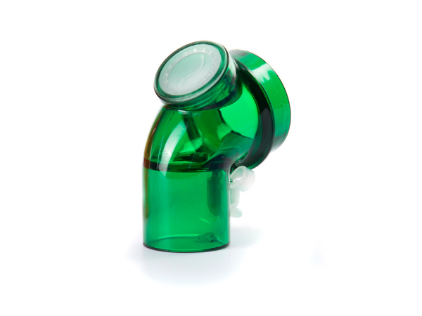 BiTrac Select austauschbarer, nicht belüfteter Winkel mit Bronchoskopieanschluss