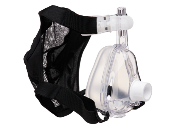 BiTrac ED Maske mit Kopfband und Haube, Erw. extra groß