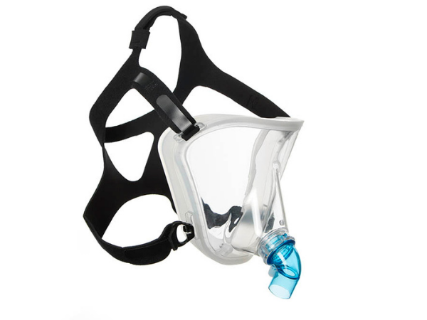 BiTrac MaxShield Select Total-Face-Maske mit austauschbarem, nicht belüfteten Standard-Winkel, Erw. extra groß