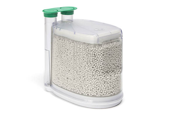 AbCan™ Spherasorb CO2-Absorber für den Einmalgebrauch, Farbumschlag weiß zu violett