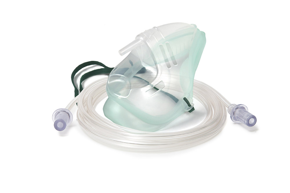 Intersurgical EcoLite™ Sauerstoff-Maske Erwachsene mit Schlauch 2.1m 