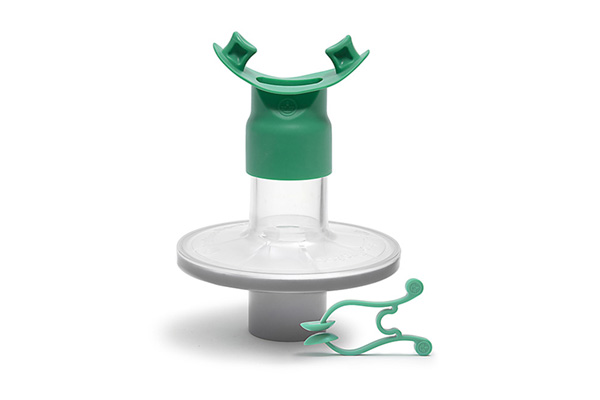 Pulmo-Protect™ Lungenfunktionsfilter, flexibles Mundstück & Nasenclip (2)