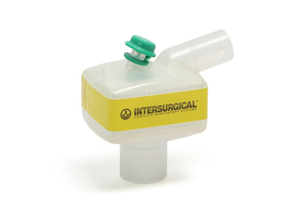 Hydro-Guard™ Pro Beatmungsfilter mit Luer-Port, abgewinkelt