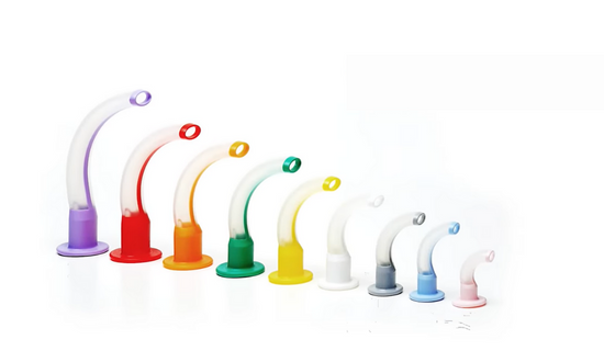 Einteilige PVC-freie Guedel-Tuben