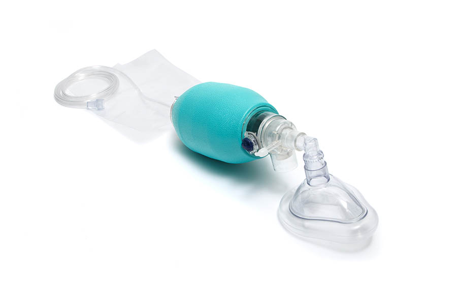 VT Sure Beatmungsbeutelsystem, Erw. klein/Kinder, 1 L Beutel mit Überdruckventil 40 cm/H₂O und Maske Gr. 4