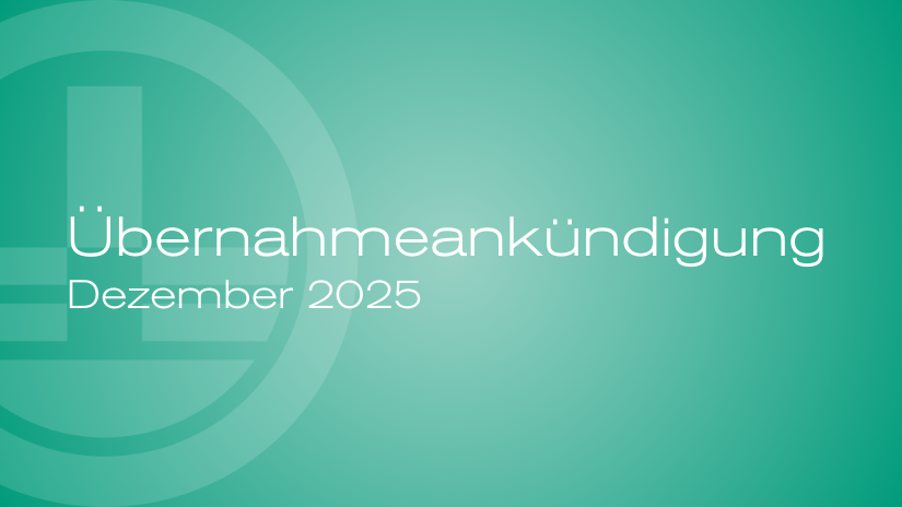 Übernahmeankündigung
