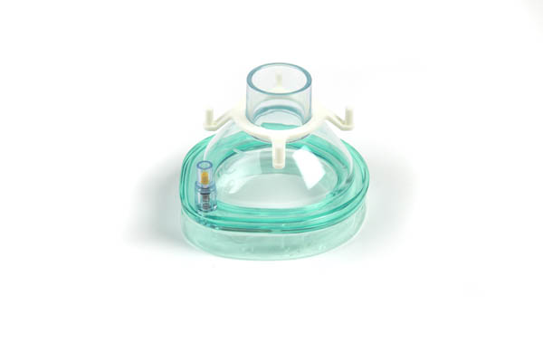 Anästhesie-Maske mit Regulierventil, Kinder, Duft Erdbeere, Gr. 2