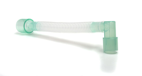 Gänsegurgel PE flexibel 22ID / Winkeladapter 22AD-15ID - steril
