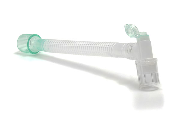 Gänsegurgel PE flexibel, 22ID / Drehkonnektor 22AD/15ID, Flip Top Cap mit Öffnung 7.6mm