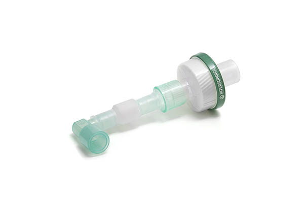 Inter-Therm HMEF mit Luer Port, Superset Gänsegurgel und abnehmbarem Winkeladapter, steril